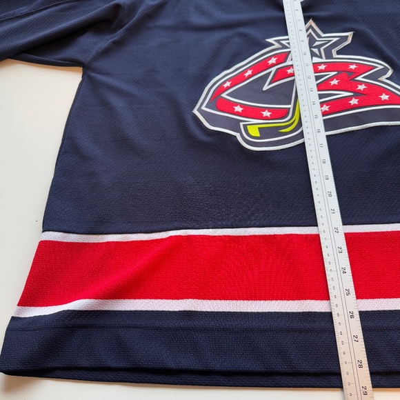 Vintage Columbus Blue Jackets Original Logo Jersey Size XXL - Picture 9 of 10